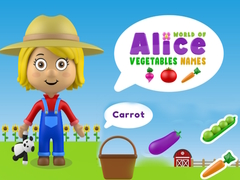 Játék World of Alice Vegetables Names