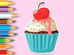 Játék Coloring Book: Apple Cupcake