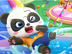 Játék Jigsaw Puzzle: Baby Panda Water Park