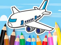 Játék Coloring Book: Flying Airplane