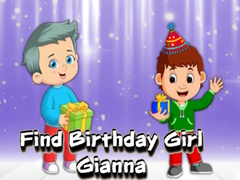 Játék Find Birthday Girl Gianna