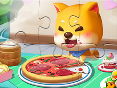 Játék Jigsaw Puzzle: Pizza Dog