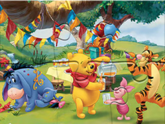 Játék Jigsaw Puzzle: Winnie The Pooh Party