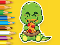 Játék Coloring Book: Hungry Dinosaurs