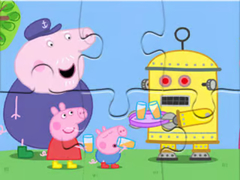 Játék Jigsaw Puzzle: Peppa Robot