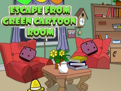 Játék Escape from Green Cartoon Room