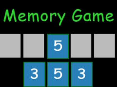Játék Memory game