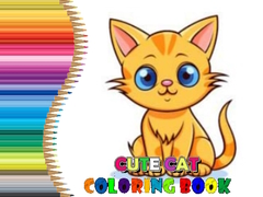 Játék Cute Cat Coloring Book