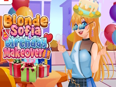 Játék Blonde Sofia Birthday Makeover