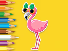 Játék Coloring Book: Flamingo