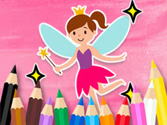 Játék Coloring Book: Little Pretty Fairy