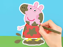 Játék Coloring Book: Peppa In The Mud