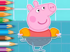 Játék Coloring Book: Peppa Swimming