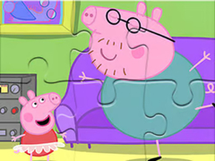 Játék Jigsaw Puzzle: Daddy Pig Dancing