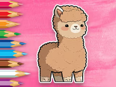 Játék Coloring Book: Cute Alpaca