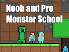 Játék Noob and Pro Monster School