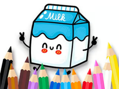 Játék Coloring Book: Milk