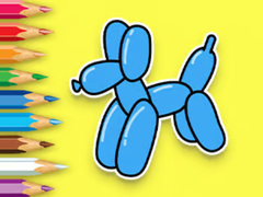 Játék Coloring Book: Balloon Puppy