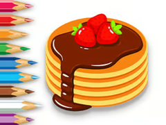 Játék Coloring Book: Strawberry Pancake