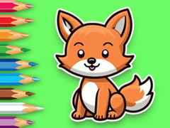 Játék Coloring Book: Baby Fox