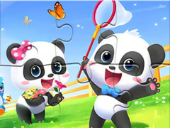 Játék Jigsaw Puzzle: Baby Panda Spring Outing