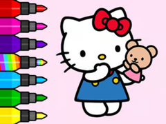 Játék Coloring Book: Hello Kitty Teddy Bear