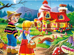 Játék Jigsaw Puzzle: Gingerbread House