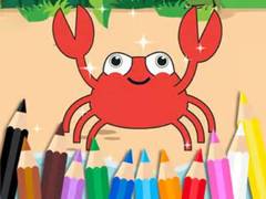 Játék Coloring Book: Happy Crab