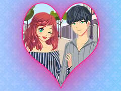 Játék Romantic Anime Couples Dress Up Game