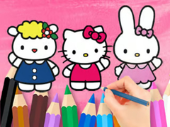 Játék Coloring Book: Hello Kitty With Friends