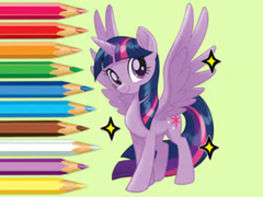 Játék Coloring Book: Twilight Sparkle