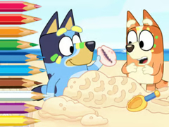 Játék Coloring Book: Bluey On The Beach