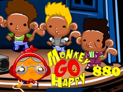 Játék Monkey Go Happy Stage 880 New Monkeys On Block Theme