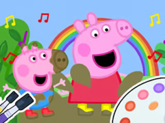 Játék Coloring Book: Peppa Pig Muddy Funny