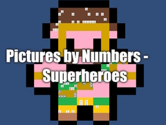 Játék Pictures by Numbers - Superheroes