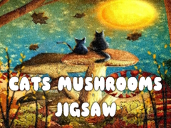 Játék Cats Mushrooms Jigsaw