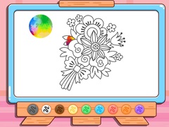 Játék Coloring Book: Flower Bouquet