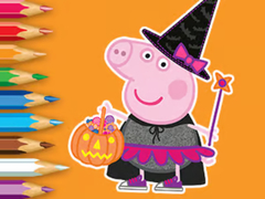 Játék Coloring Book: Peppa Pig Halloween