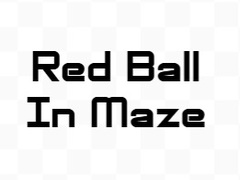 Játék Red Ball In Maze