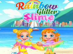 Játék Rainbow Glitter Slime