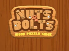 Játék Nuts & Bolts Wood Puzzle Game