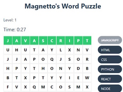 Játék Magnetto's Word Puzzle