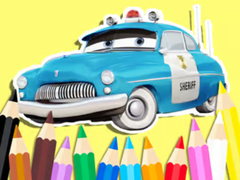 Játék Coloring Book: Cars Sheriff