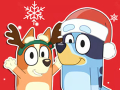 Játék Jigsaw Puzzle: Bluey Christmas Gift