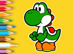 Játék Coloring Book: Yoshi Fishing Day