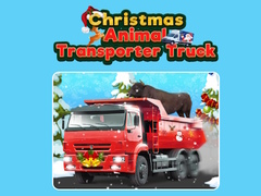 Játék Christmas Animal Transporter Truck