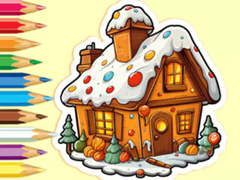 Játék Coloring Book: Christmas Candy House