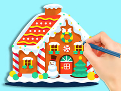 Játék Coloring Book: Gingerbread Hut