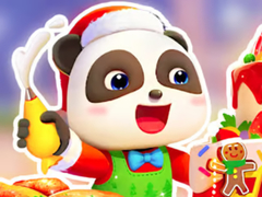 Játék Jigsaw Puzzle: Baby Panda Christmas Chef