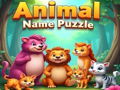 Játék Animal Name Puzzle